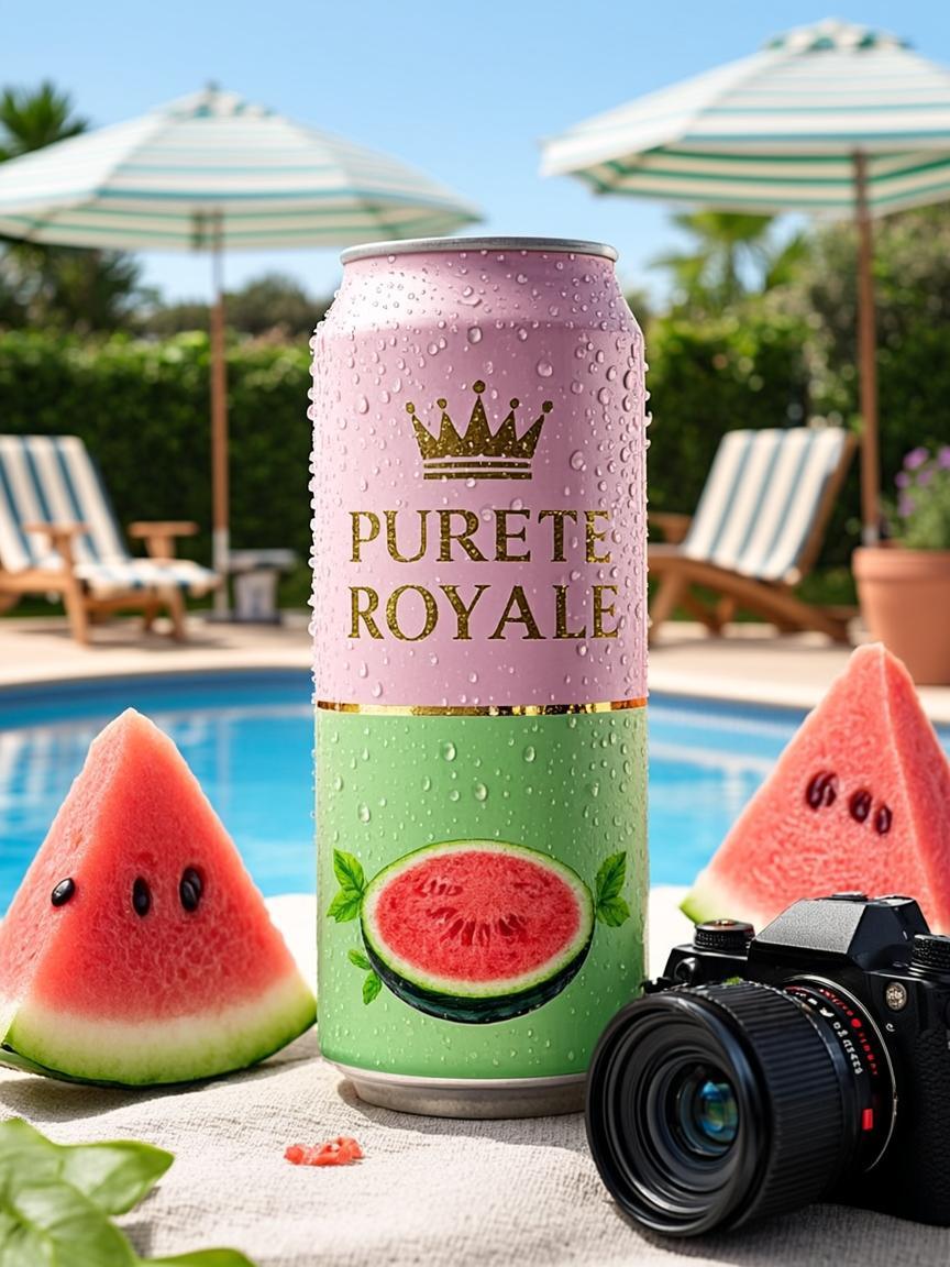 Pastèque éclat rose 330 ml