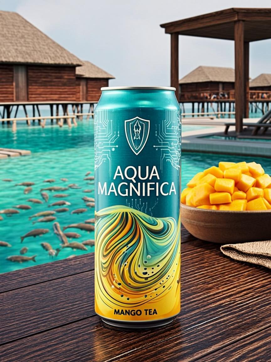 Ice tea mangue glaciale turquoise 400 ml