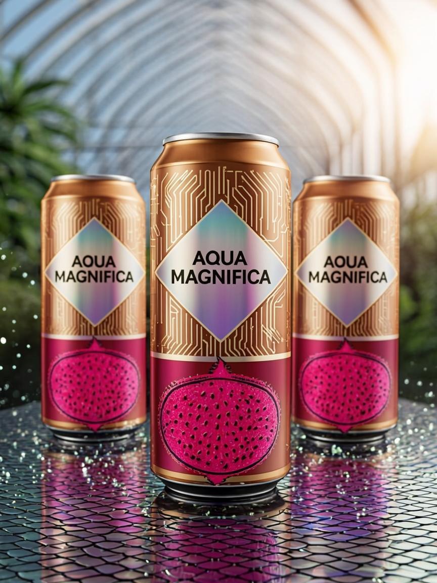 Dragonfruit palette métallisée 355 ml