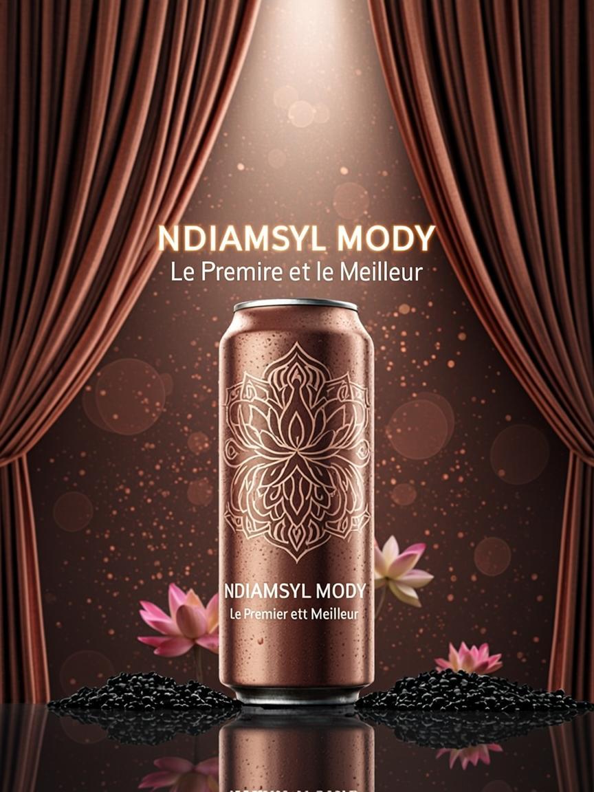 Slim can rose gold arabesque