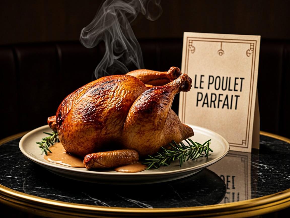Poulet grillé charbon royal
