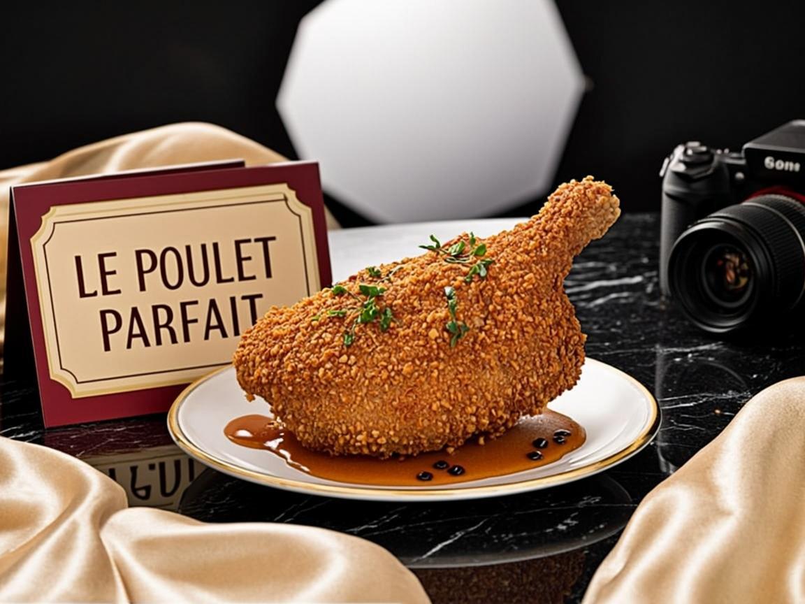 Poulet pané croute d'or